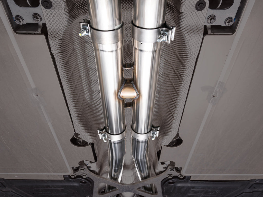 AWE Tuning Track Edition Catback Exhaust for BMW G90/G99 M5 - Diamond Black Tips (3020-43790)