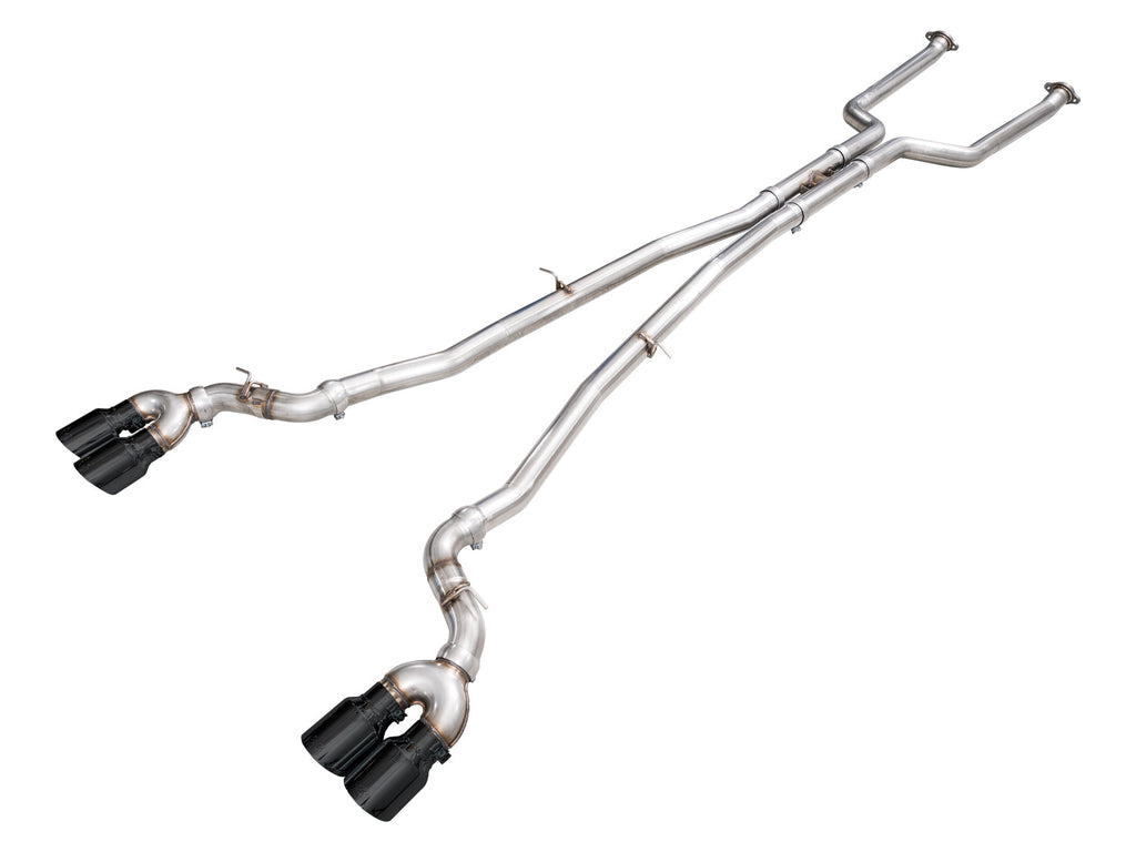 AWE Tuning Track Edition Catback Exhaust for BMW G90/G99 M5 - Diamond Black Tips (3020-43790)