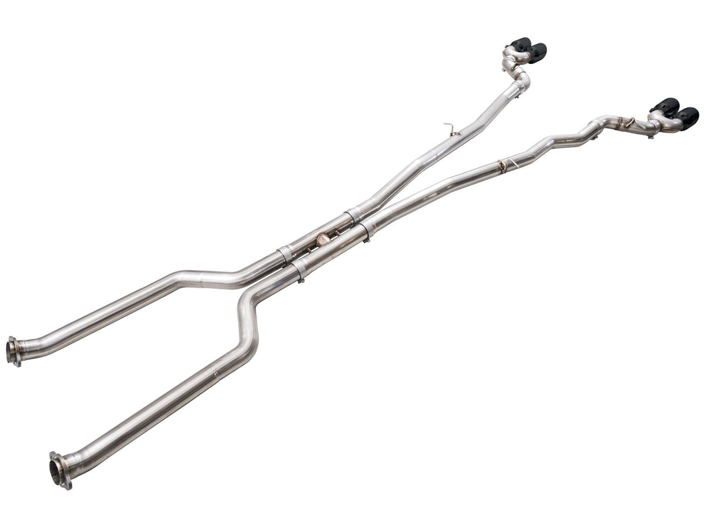 AWE Tuning Track Edition Catback Exhaust for BMW G90/G99 M5 - Diamond Black Tips (3020-43790)
