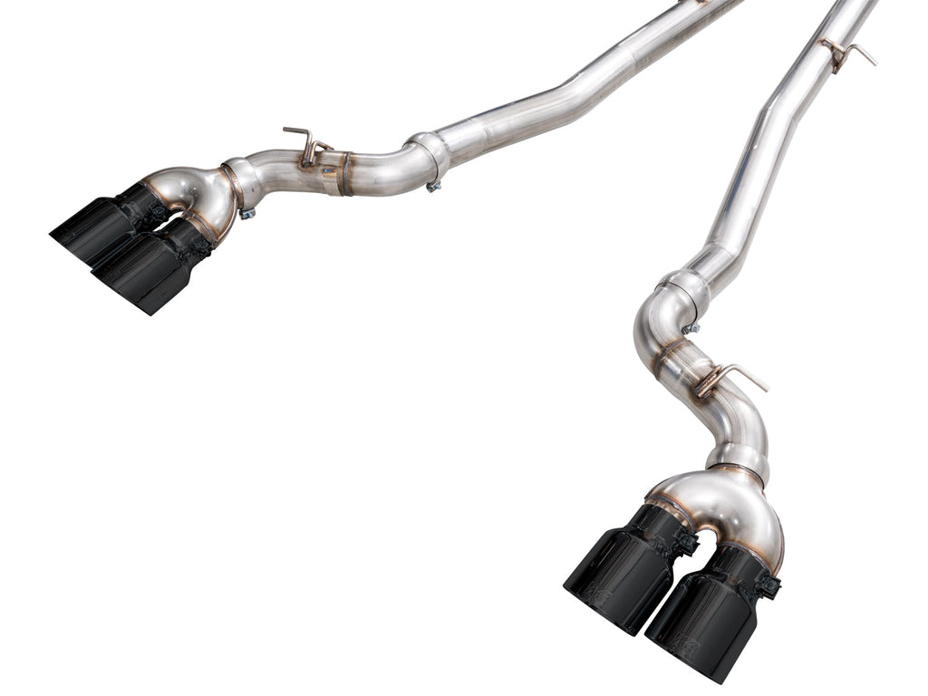 AWE Tuning Track Edition Catback Exhaust for BMW G90/G99 M5 - Diamond Black Tips (3020-43790)
