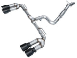 AWE Track Edition Exhaust Diamond Black Tips for 22-24 Audi 8Y S3 (3020-43897)