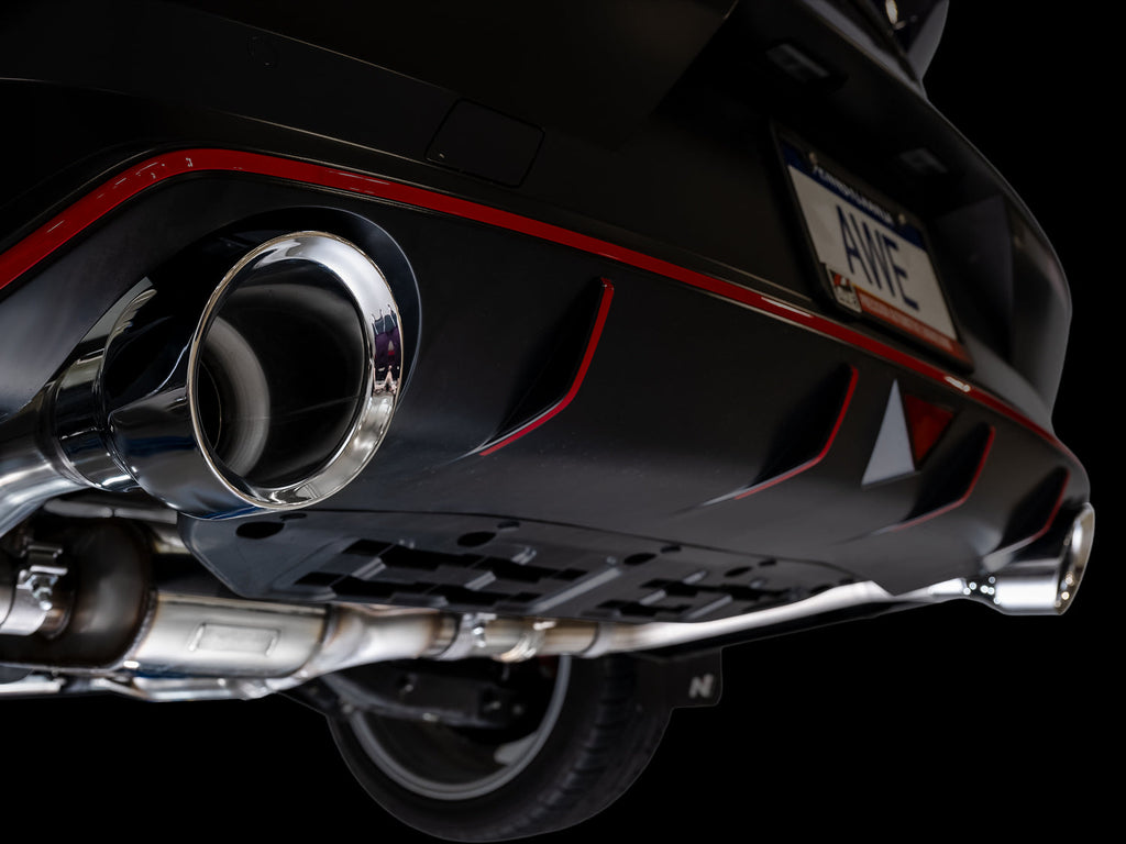 AWE Tuning SwitchPath Exhaust for Elantra N - Chrome Silver Tips (3025-32237)