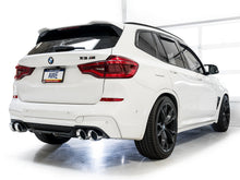 Load image into Gallery viewer, AWE Tuning Valved SwitchPath Axleback Exhaust for BMW F97 X3 M / F98 X4 M - Chrome Silver Tips (3025-42301)