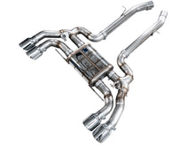 Load image into Gallery viewer, AWE Tuning Valved SwitchPath Axleback Exhaust for BMW F97 X3 M / F98 X4 M - Chrome Silver Tips (3025-42301)