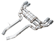 Load image into Gallery viewer, AWE Tuning Valved SwitchPath Axleback Exhaust for BMW F97 X3 M / F98 X4 M - Chrome Silver Tips (3025-42301)