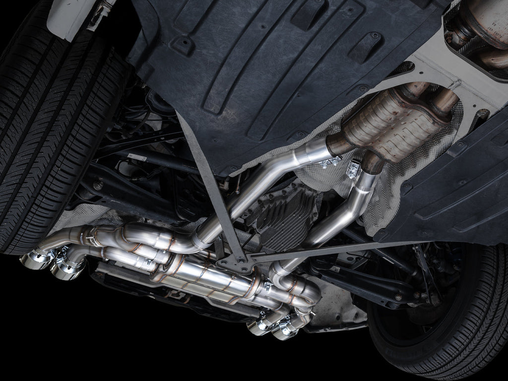 AWE Tuning Valved SwitchPath Axleback Exhaust for BMW F97 X3 M / F98 X4 M - Chrome Silver Tips (3025-42301)
