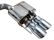 Load image into Gallery viewer, AWE Tuning SwitchPath Cat-back Exhaust for '18-'23 S550 Mustang GT - Quad Chrome Silver Tips (3025-42550)