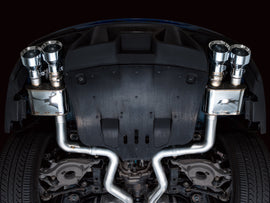 AWE Tuning SwitchPath Exhaust for Ford Mustang S550 Mach1 - Quad Chrome Silver Tip (3025-42551)
