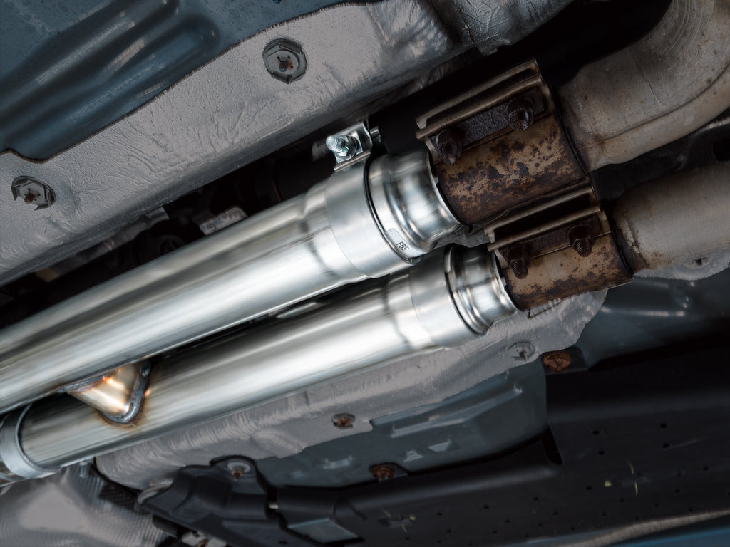 AWE Tuning SwitchPath Exhaust for Ford Mustang S550 Mach1 - Quad Chrome Silver Tip (3025-42551)