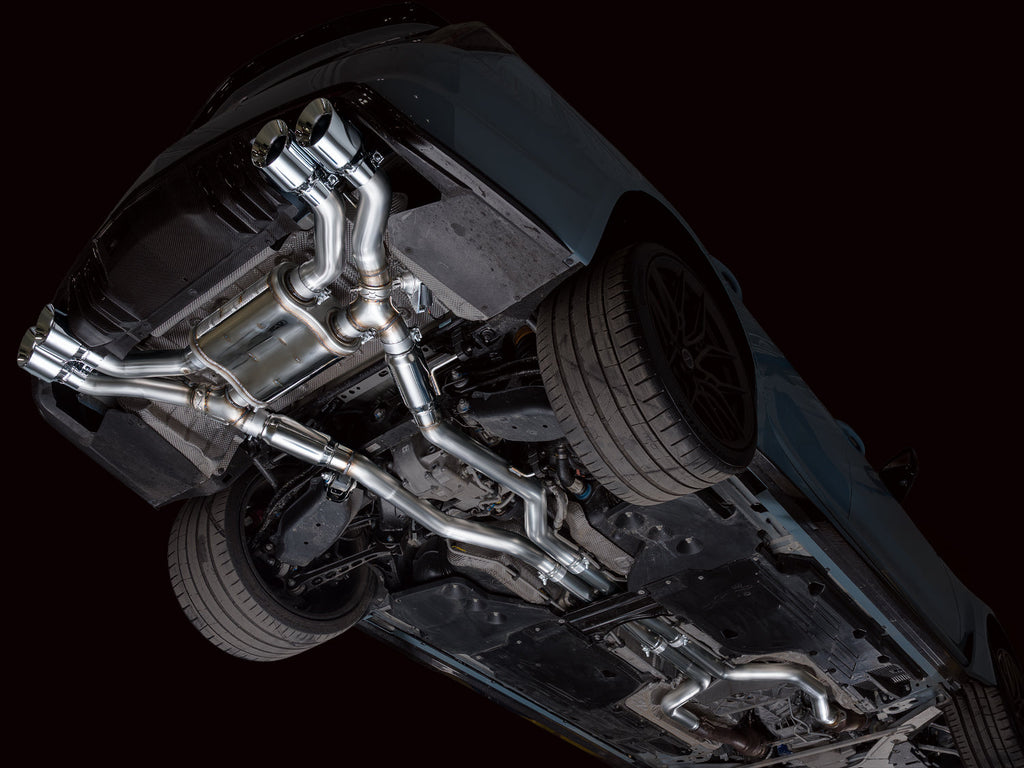 AWE Tuning SwitchPath Exhaust for Cadillac CT5-V Blackwing - Chrome Silver Tips (3025-42562)