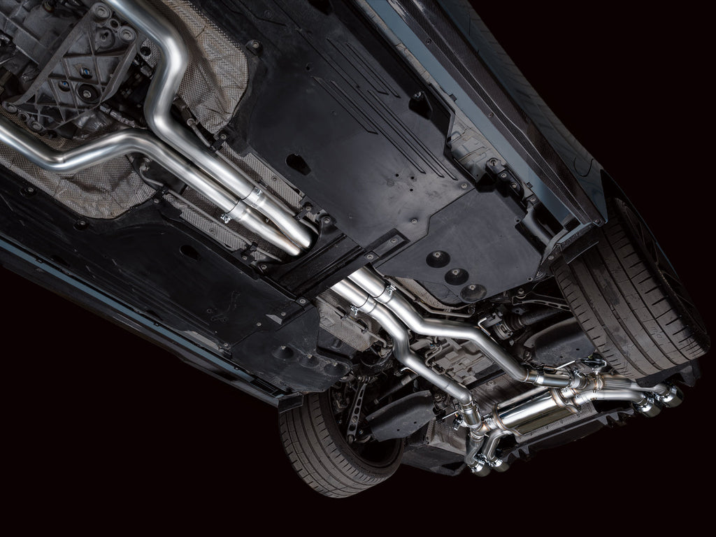 AWE Tuning SwitchPath Exhaust for Cadillac CT5-V Blackwing - Chrome Silver Tips (3025-42562)
