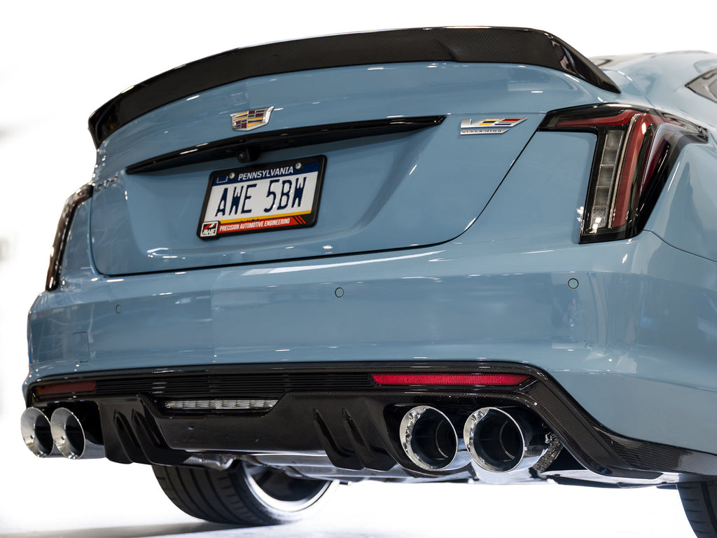 AWE Tuning SwitchPath Exhaust for Cadillac CT5-V Blackwing - Chrome Silver Tips (3025-42562)