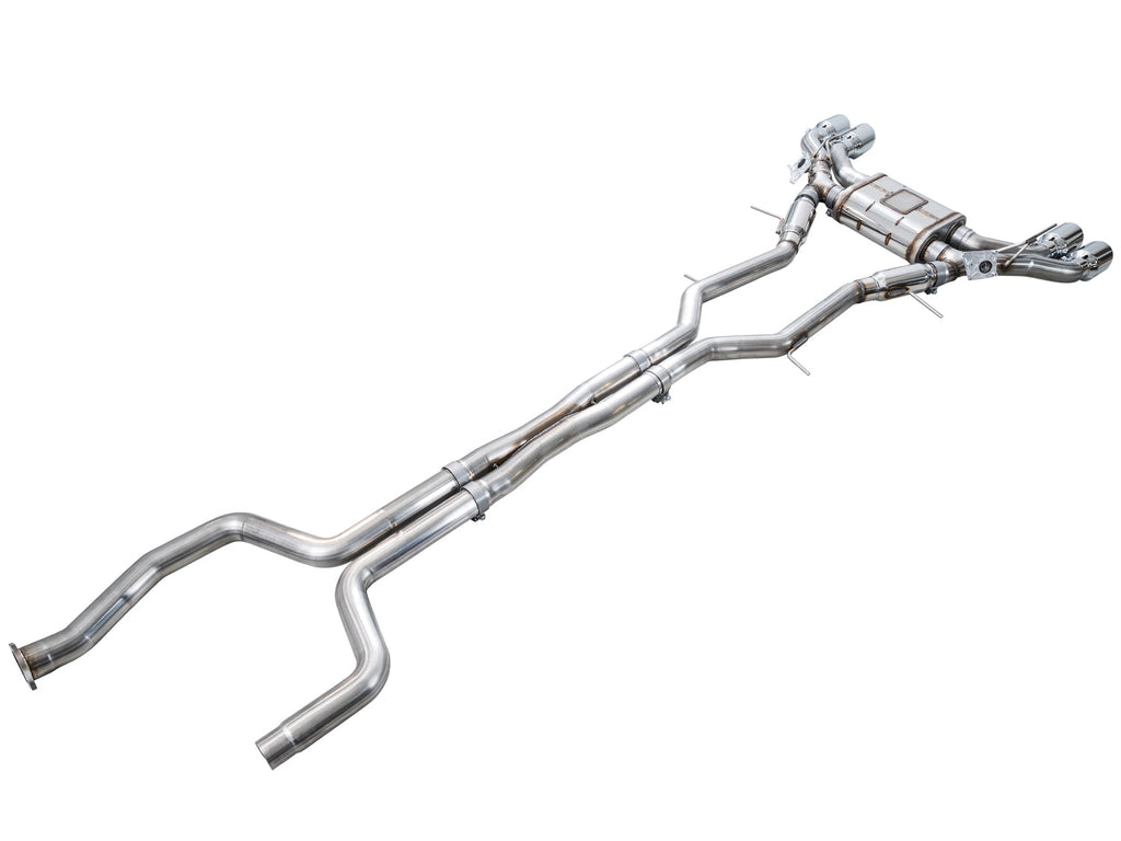 AWE Tuning SwitchPath Exhaust for Cadillac CT5-V Blackwing - Chrome Silver Tips (3025-42562)