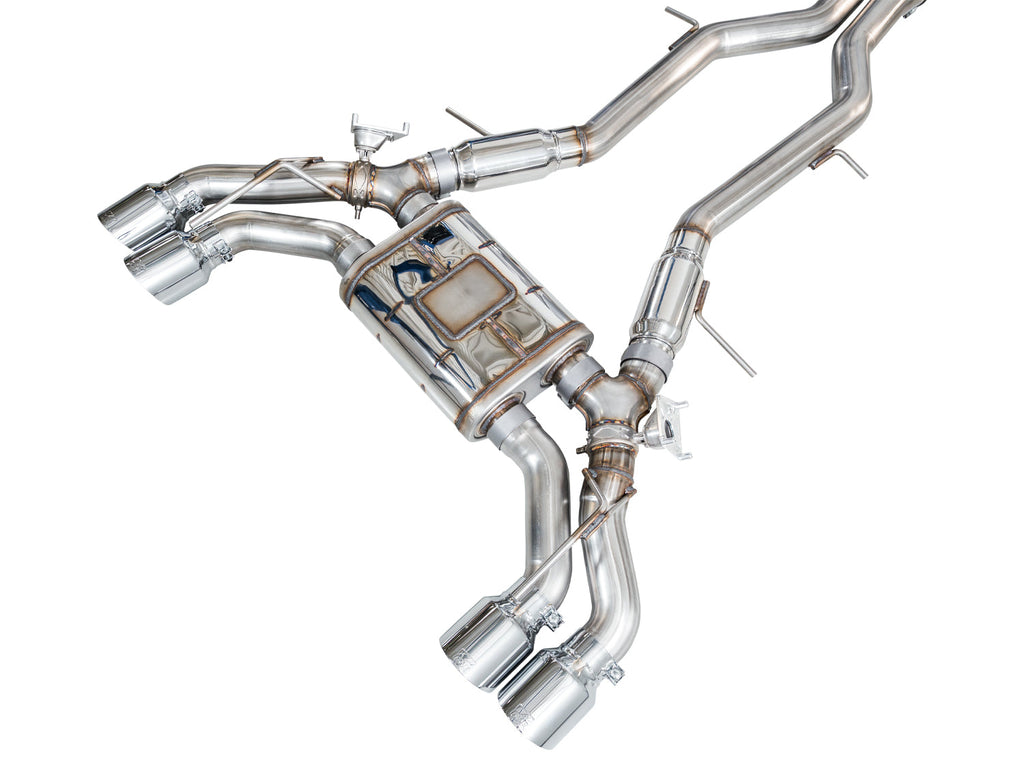 AWE Tuning SwitchPath Exhaust for Cadillac CT5-V Blackwing - Chrome Silver Tips (3025-42562)