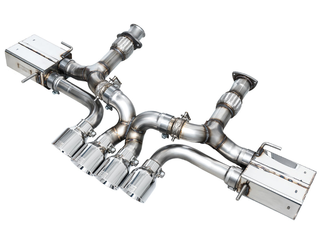 AWE Tuning SwitchPath Exhaust for C8 Corvette Z06 - Chrome Silver Tips (3025-42906)
