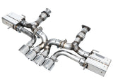 AWE Tuning SwitchPath Exhaust for C8 Corvette Z06 - Chrome Silver Tips (3025-42906)