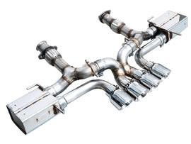 AWE Tuning SwitchPath Exhaust for C8 Corvette Z06 - Chrome Silver Tips (3025-42906)
