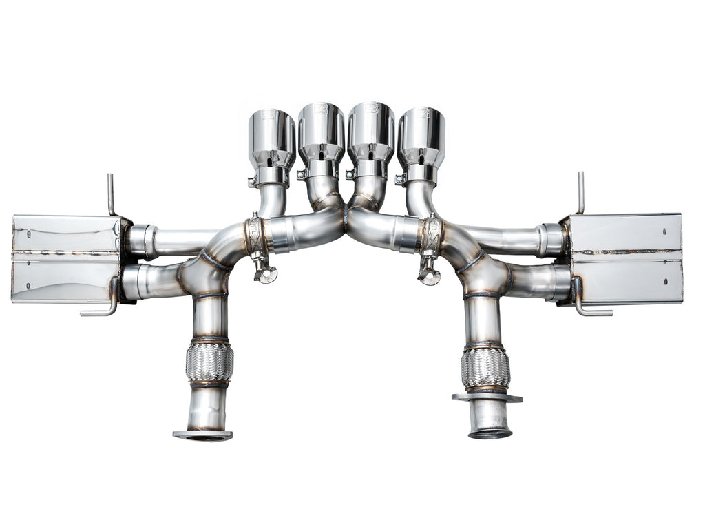 AWE Tuning SwitchPath Exhaust for C8 Corvette Z06 - Chrome Silver Tips (3025-42906)