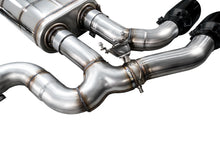 Load image into Gallery viewer, AWE Tuning Valved SwitchPath Axleback Exhaust for BMW F97 X3 M / F98 X4 M - Diamond Black Tips (3025-43301)