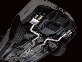 AWE Tuning SwitchPath Cat-back Exhaust for '18-'23 S550 Mustang GT - Quad Diamond Black Tips (3025-43550)
