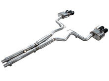 Load image into Gallery viewer, AWE Tuning SwitchPath Cat-back Exhaust for '18-'23 S550 Mustang GT - Quad Diamond Black Tips (3025-43550)