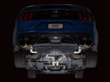 Load image into Gallery viewer, AWE Tuning SwitchPath Exhaust for Ford Mustang S550 Mach1 - Quad Diamond Black Tips (3025-43551)