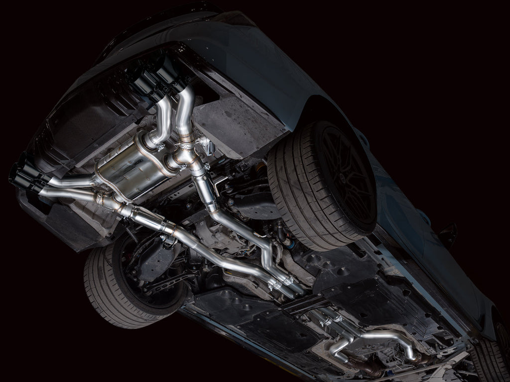 AWE Tuning SwitchPath Exhaust for Cadillac CT5-V Blackwing - Diamond Black Tips (3025-43562)