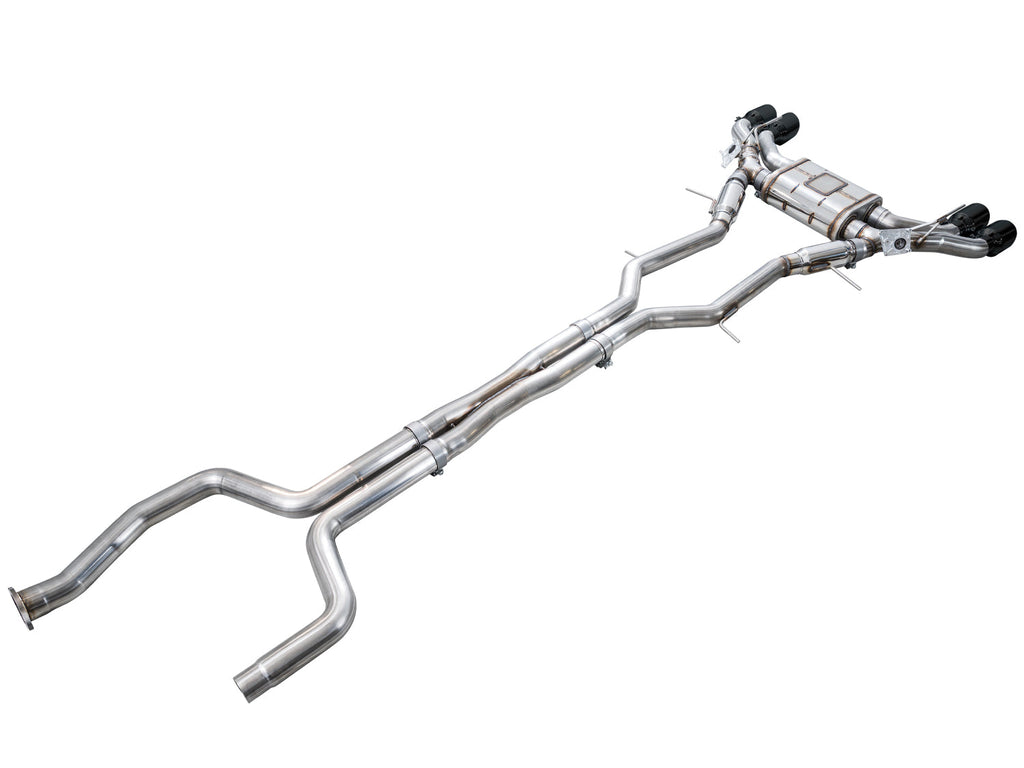 AWE Tuning SwitchPath Exhaust for Cadillac CT5-V Blackwing - Diamond Black Tips (3025-43562)