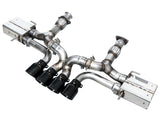 AWE SwitchPath Cat-Back Exhaust - Diamond Black Tips for 2023 C8 Corvette Z06 (3025-43906)