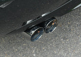 AWE Track Edition Quad Tip Exhaust for Audi B7 A4 3.2L - Diamond Black Tips (3040-43010)