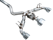Load image into Gallery viewer, AWE Tuning 23-24 Toyota GR Corolla Track Edition Catback Exhaust - Chrome Silver Tips (3020-52472)