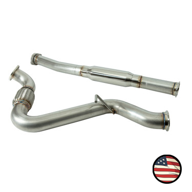 Nameless Performance Midpipe Exhaust - 2008-2014 Subaru WRX/STi Hatchback (SUMP08WRXHATCH)