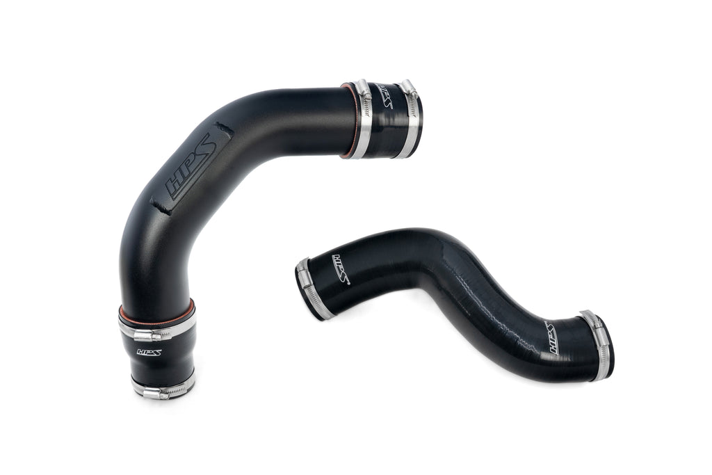 HPS Performance Hot and Cold Side Turbo Charge Pipe Kit Black (17-164WB)