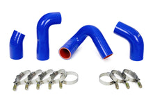 Load image into Gallery viewer, HPS Silicone Transmission Oil Cooler Coolant Hose Kit Blue (57-1708-BLUE)