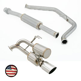 Nameless Performance Catback Exhaust - 2025+ Forester - Dual Chamber with 5