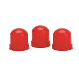 AutoMeter Red Light Bulb Boots Pack of 3 (3214)