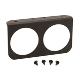 AutoMeter 2-5/8in Black Aluminium Dual Gauge Mounting Panel (3232)