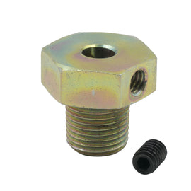 AutoMeter Thermocouple Fitting Kit 1/8in NPT Male w/ Set Screw and Band Clamp (3256)