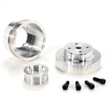 BBK 86-93 Mustang 5.0 Underdrive Pulley Kit - Lightweight CNC Billet Aluminum (3pc) (1553)