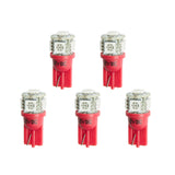 AutoMeter Red LED Replacement T3 Wedge Bulb Kit - Pack of 5 (3284-K)