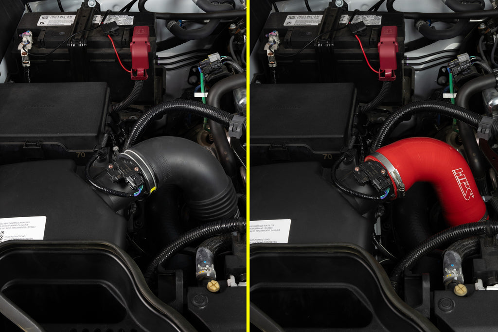 HPS Performance Silicone Air Intake Kit Red (57-2207-RED)