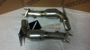 Nameless Performance Downpipes - 1997-2002 Jaguar XK8/European XKR (JADP97XK8-HFCAT)