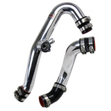 HPS Intercooler Hot Charge Pipe and Cold Side with Black Hoses for 15 17 Fo (17-101P)