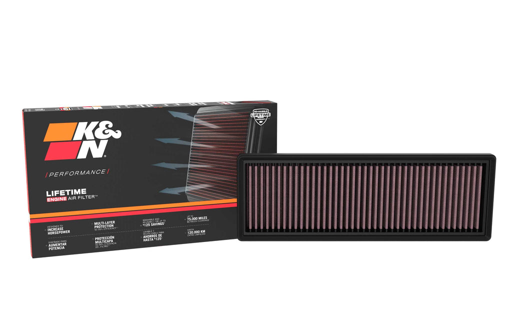 K&N 2024 Ford Mustang 2.3L L4 Drop-In Air Filter (33-5146)