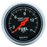 AutoMeter 2-1/16in 0-15 PSI Mechanical Sport-Comp Fuel Pressure Gauge (3311)