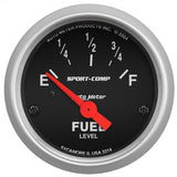 AutoMeter Sport Comp 52mm Short Sweep Electronic Fuel Level Gauge (3314)