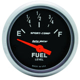 AutoMeter 2-1/16in 0 OHM E to 30 OHM F Electric Sport-Comp Fuel Level Gauge (3317)