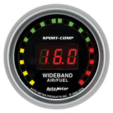 AutoMeter Sport-Comp 52mm Digital Wideband Air/Fuel Ratio Street Gauge (3379)