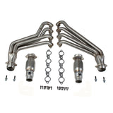 BBK 10-15 Camaro LS3 L99 Long Tube Exhaust Headers With Converters - 1-3/4 304 Stainless (40215)