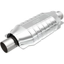 Load image into Gallery viewer, MagnaFlow Universal CARB Compliant Catalytic Converter 2in Inlet/Outlet 16in Length 6.375in Width (339104)